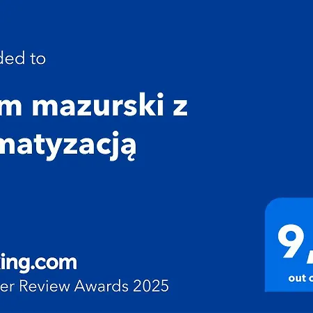 Dom wakacyjny Dom Mazurski Z Klimatyzacja *